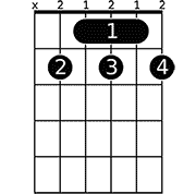 A chord diagram